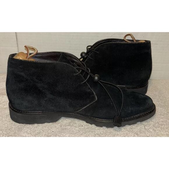 Bruno Magli Black Suede Almond Toe Chukka Boots Men’s 9.5 M main image 5